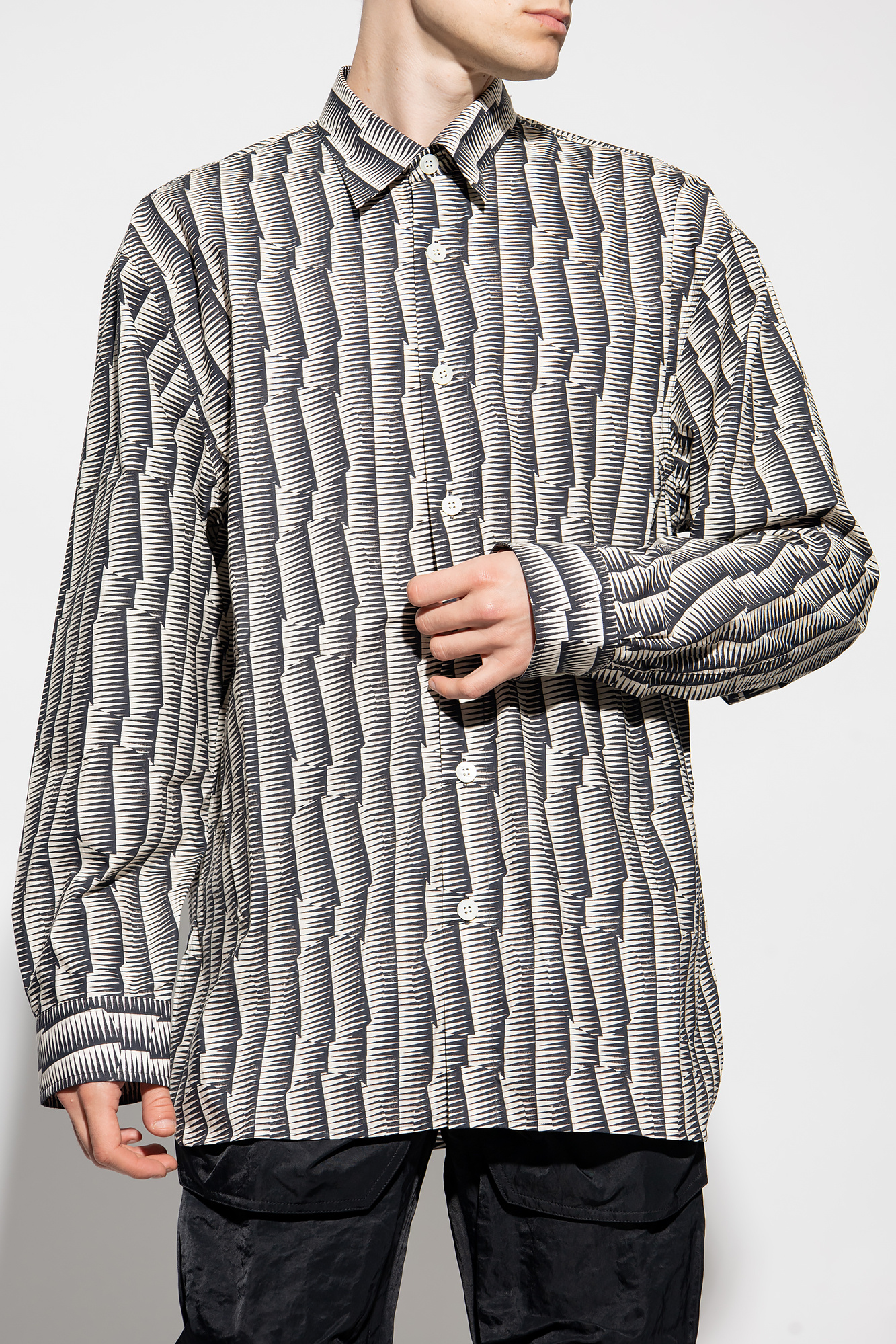 Dries Van Noten Shirt with geometrical pattern | Men's Clothing